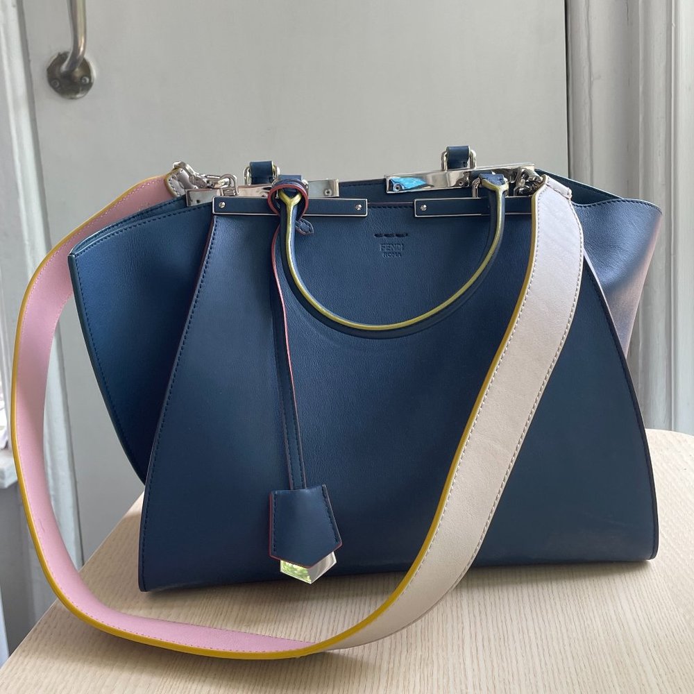 Fendi 3Jours Tote Bag Blue